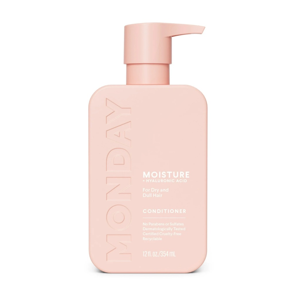 MONDAY CONDICIONADOR MOISTURE Hidrata Cabelos Secos, Ácido Hialurônico, Manteiga de Karité
