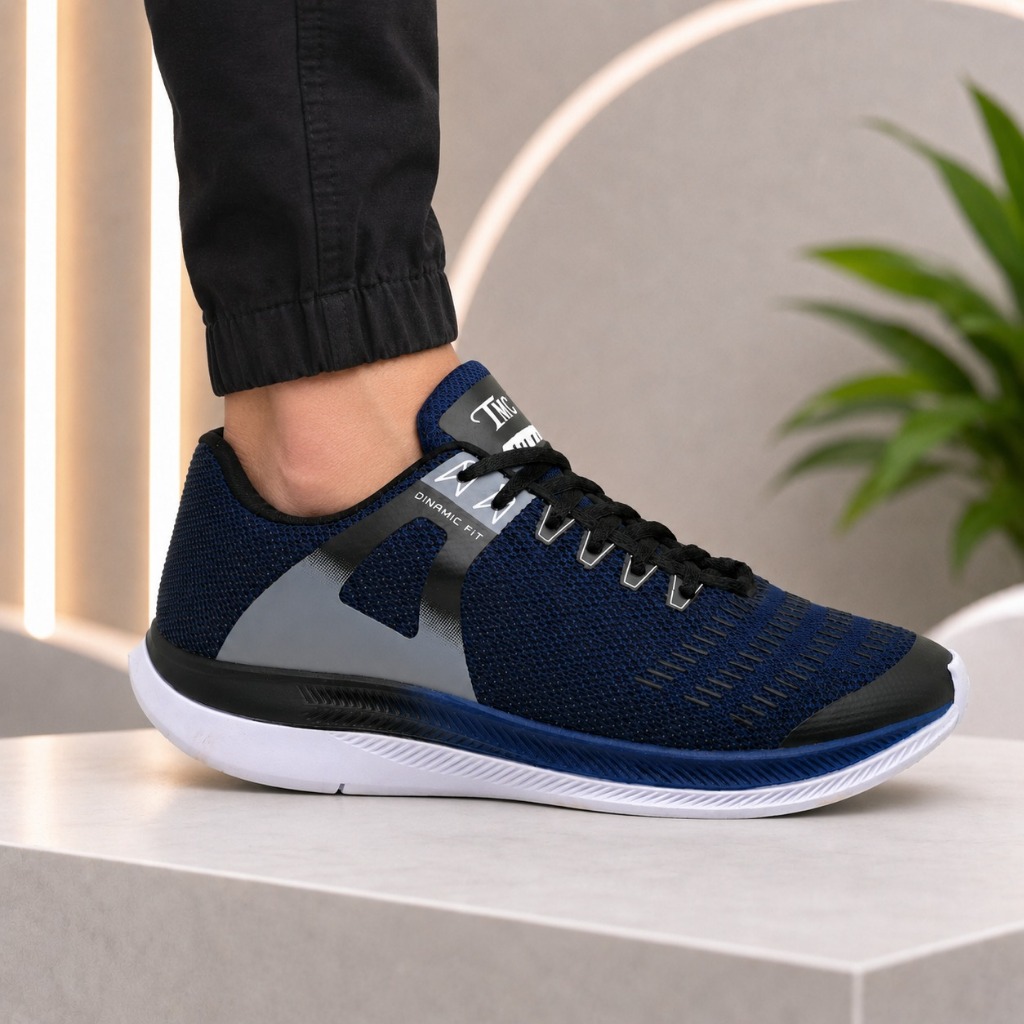 Tenis Masculino Esportivo Dinamic Fit confortável Resistente Academia Corrida Dia a Dia Acessível