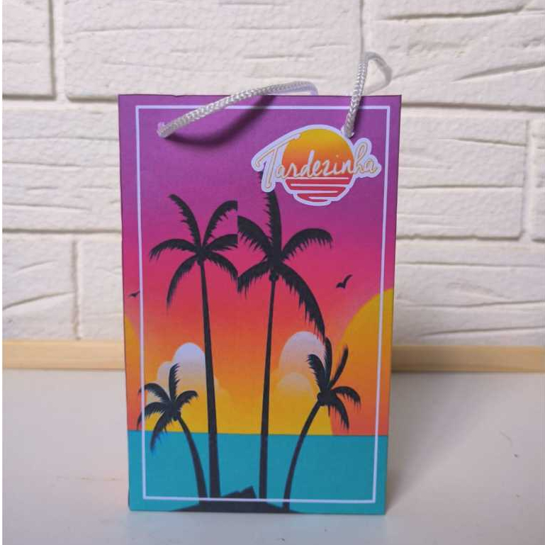 Sacola Personalizada Tardezinha P PEGUE E MONTE  Decoração Lembrancinhas  Aniversário Festa Infantil