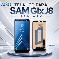 Tela Display Touch Sam Glx J8 J800 J810 Incell - TOQUE FUIDO - ENVIO IMEDIATO