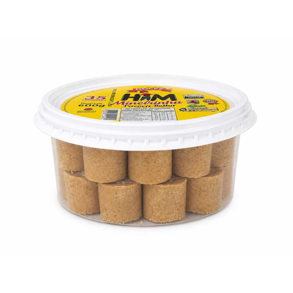 Paçoca Rolha Mineirinha c /32 Und. - 600g
