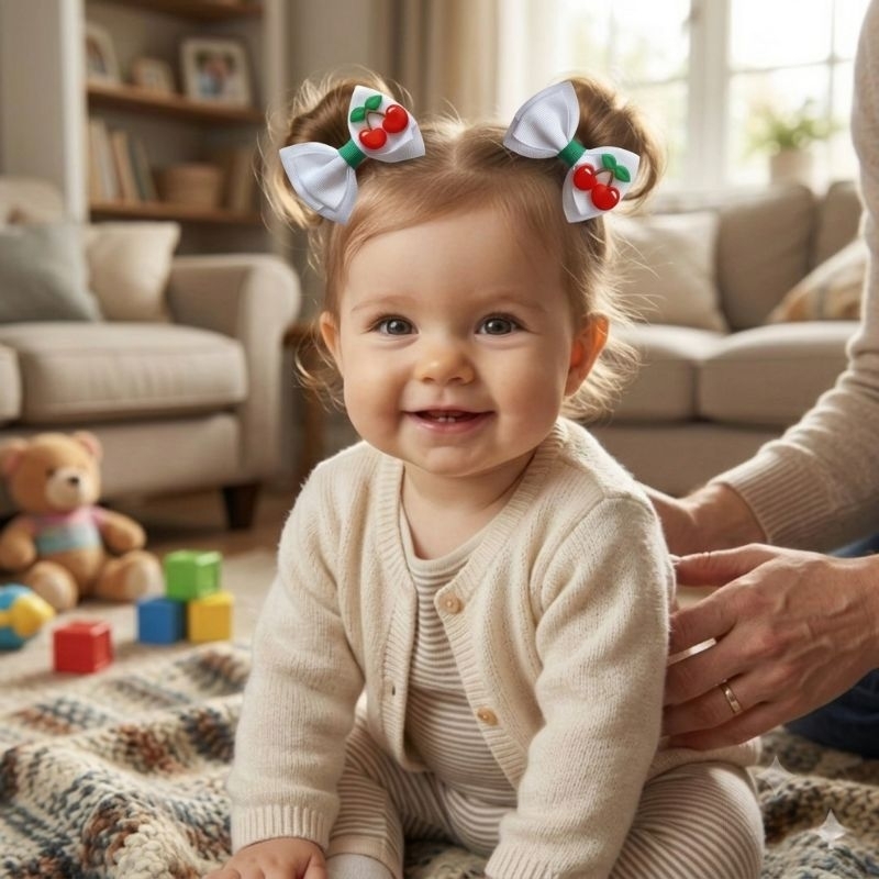 Par de Laço para cabelo infantil menina