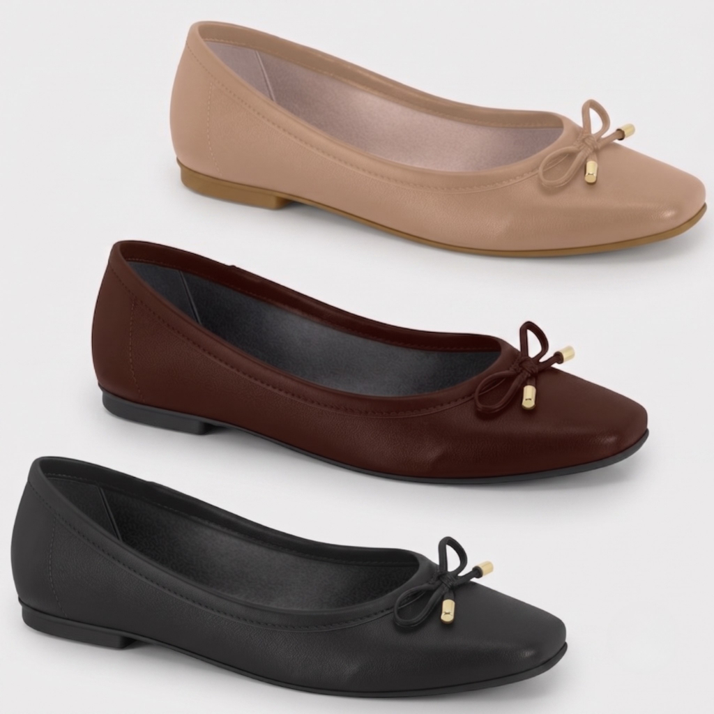 Sapatilha Moleca Feminina Bico Fino Laço Conforto Original Casual
