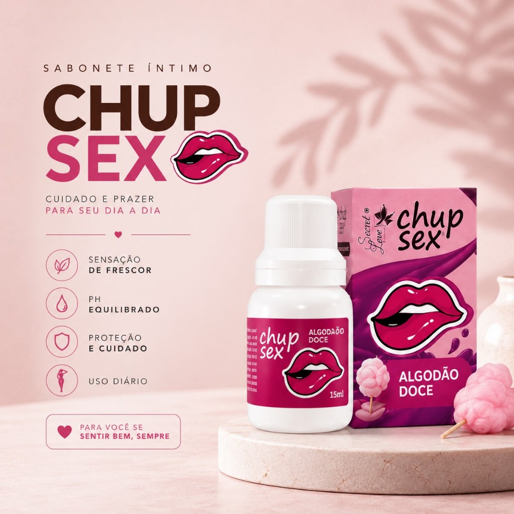 Chup Sex Óleo Comestível para Oral e Massagem 15ml - Secret Love
