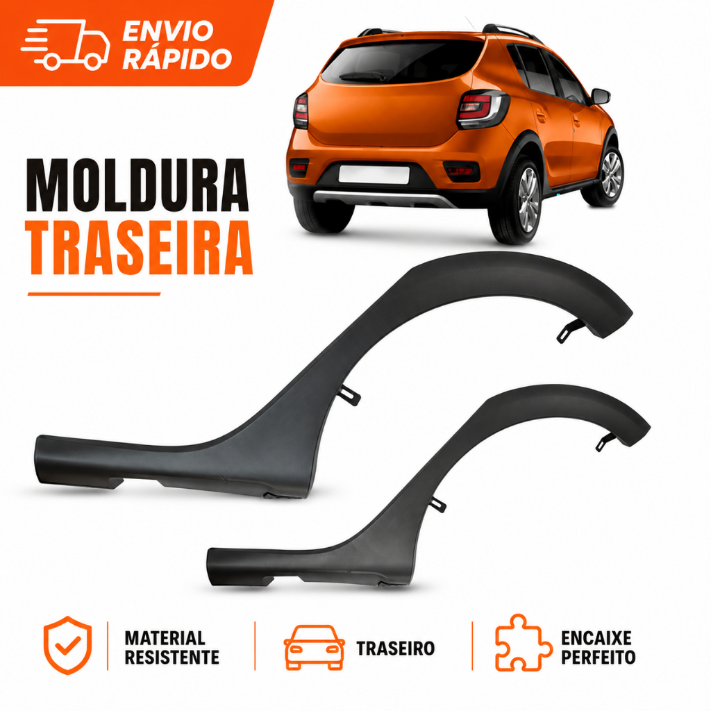 Vão Roda Traseiro Renault Sandero Stepway 2014 2015 2016 2017 A 2019
