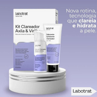 Labotrat Clareador Axila e Virilha – Sérum com Ácido Kójico + Sabonete Esfoliante