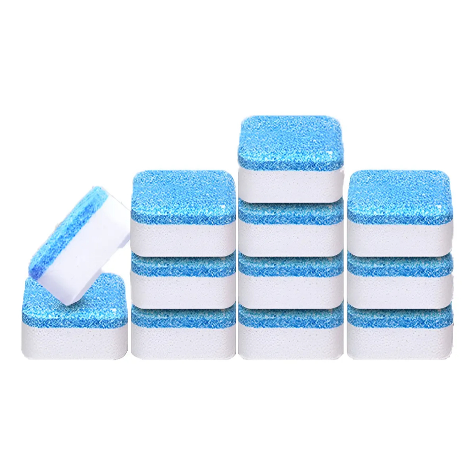 Kit 24 Pastilhas Efevercentes para Limpeza Máquina de Lavar, Remove Odores e Resíduos, Todas Marcas