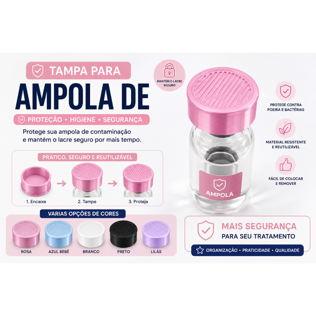 TAMPA PARA AMPOLA TG 3ML