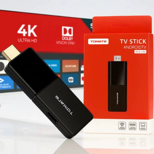 TV My Stick 4K Ultra HD Android 16GB HDMI Built in WiFi Ultra HD Smart Streaming Compacto Portátil