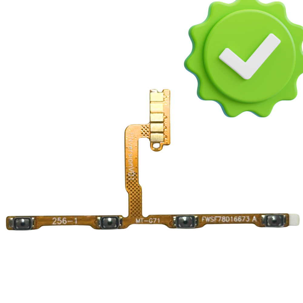 Flex Botão Power Volume Para  Motorola G71 Xt2169