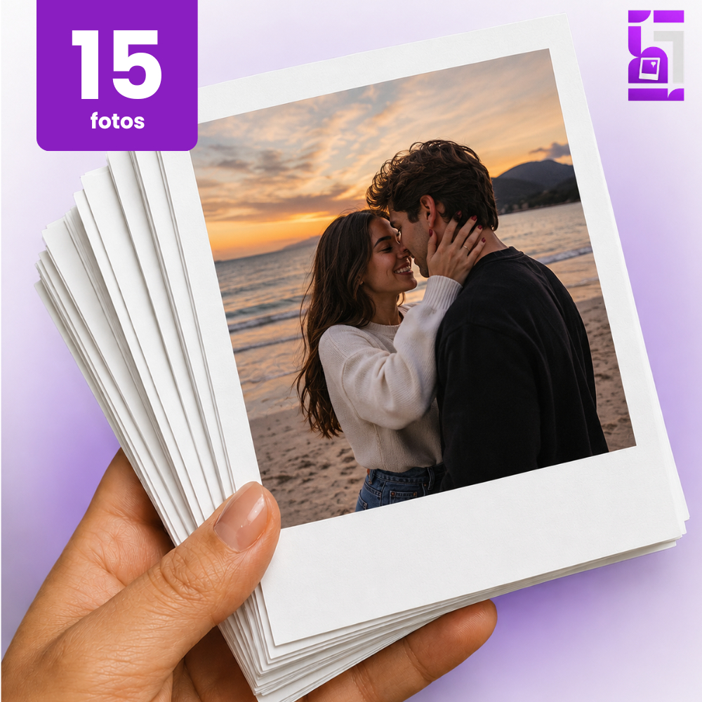 Mini Foto Kit 15 unidades - Cabe na capinha de Celular - Alta qualidade - SEM LEGENDAS