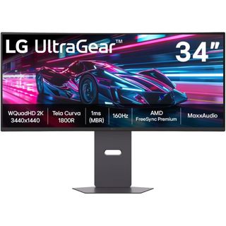 Monitor Gamer LG UltraGear Curvo 34" QuadHD 2K UltraWide 160Hz HDR10