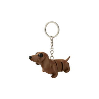 Kit 5 Chaveiros Cachorro Mini Salsicha Articulado Anti Stres