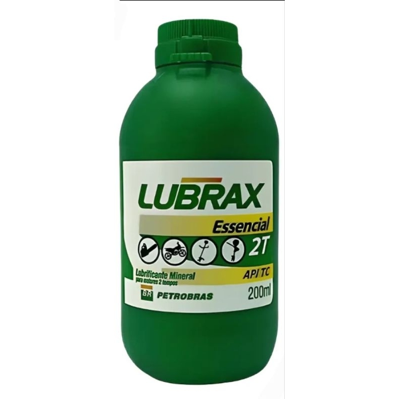 Óleo Lubrax 2 Tempos 200ml = DT30 moto roçadeira motosserra