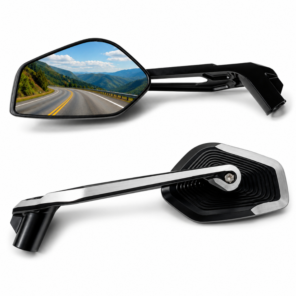 Par Espelho Retrovisor Bmw R 1250 Gs R 1300 Motos Honda Yamaha Fan Xre Bros Lander Fazer Crosser