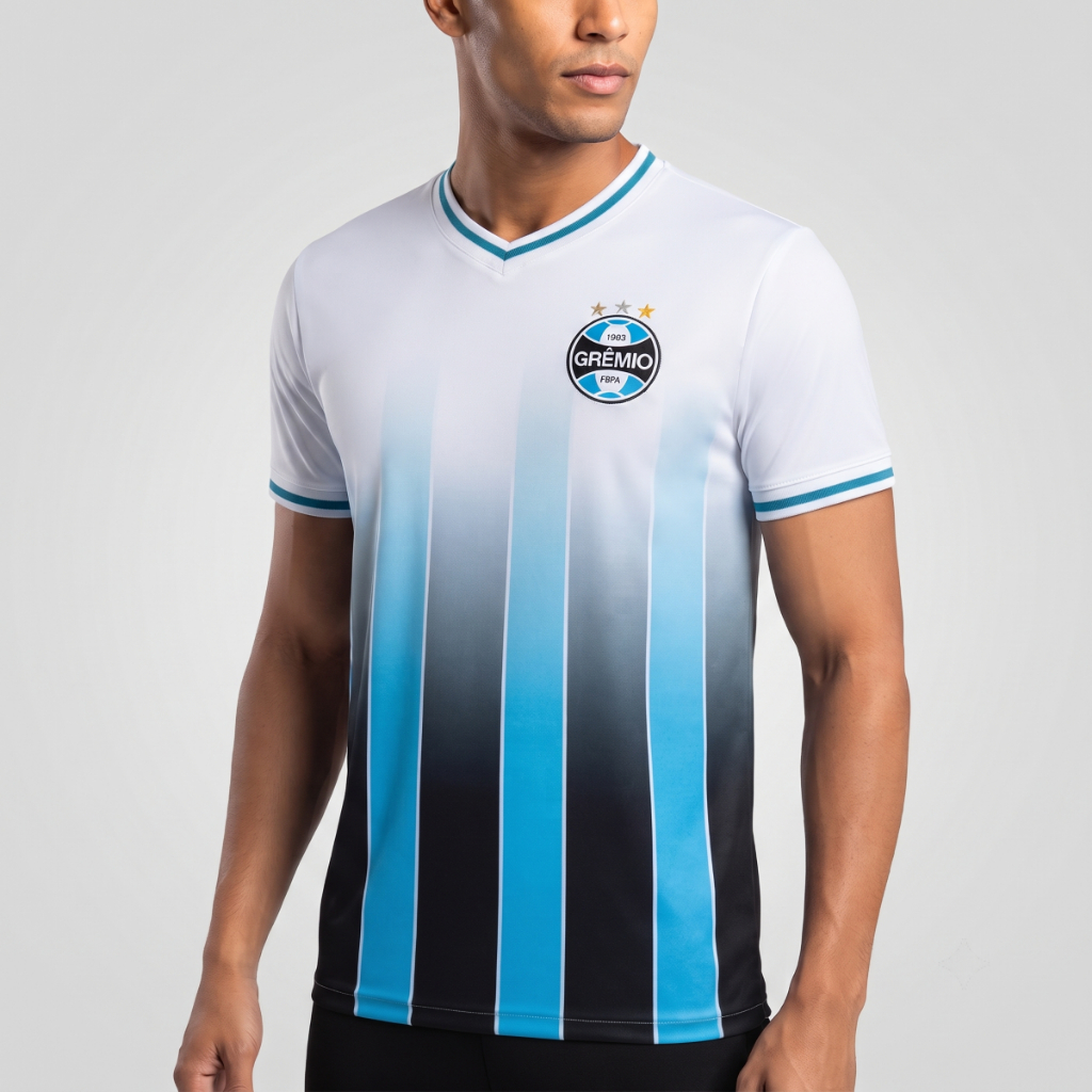 Camisa Grêmio Degradê Comemorativa Licenciada Original