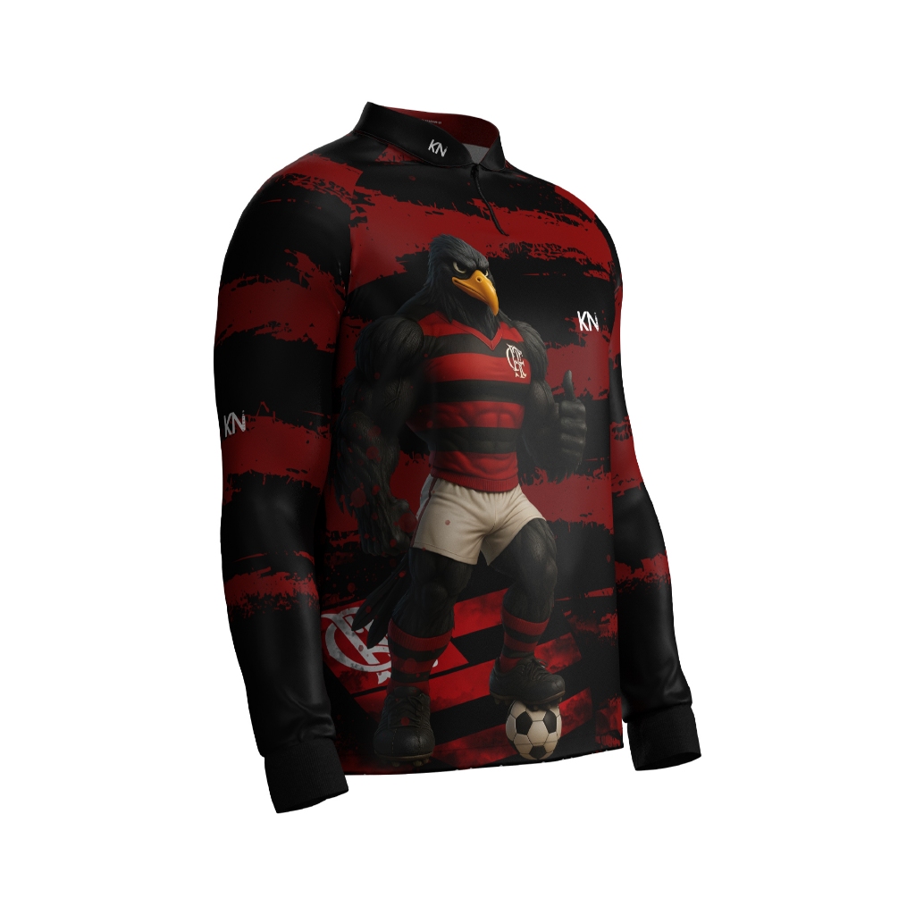 CAMISETA DE PESCARIA URUBU PESCADOR, CAMISA, BLUSA DE PESCA COM PROTEÇÃO UV50+ — imagem 2 de 2