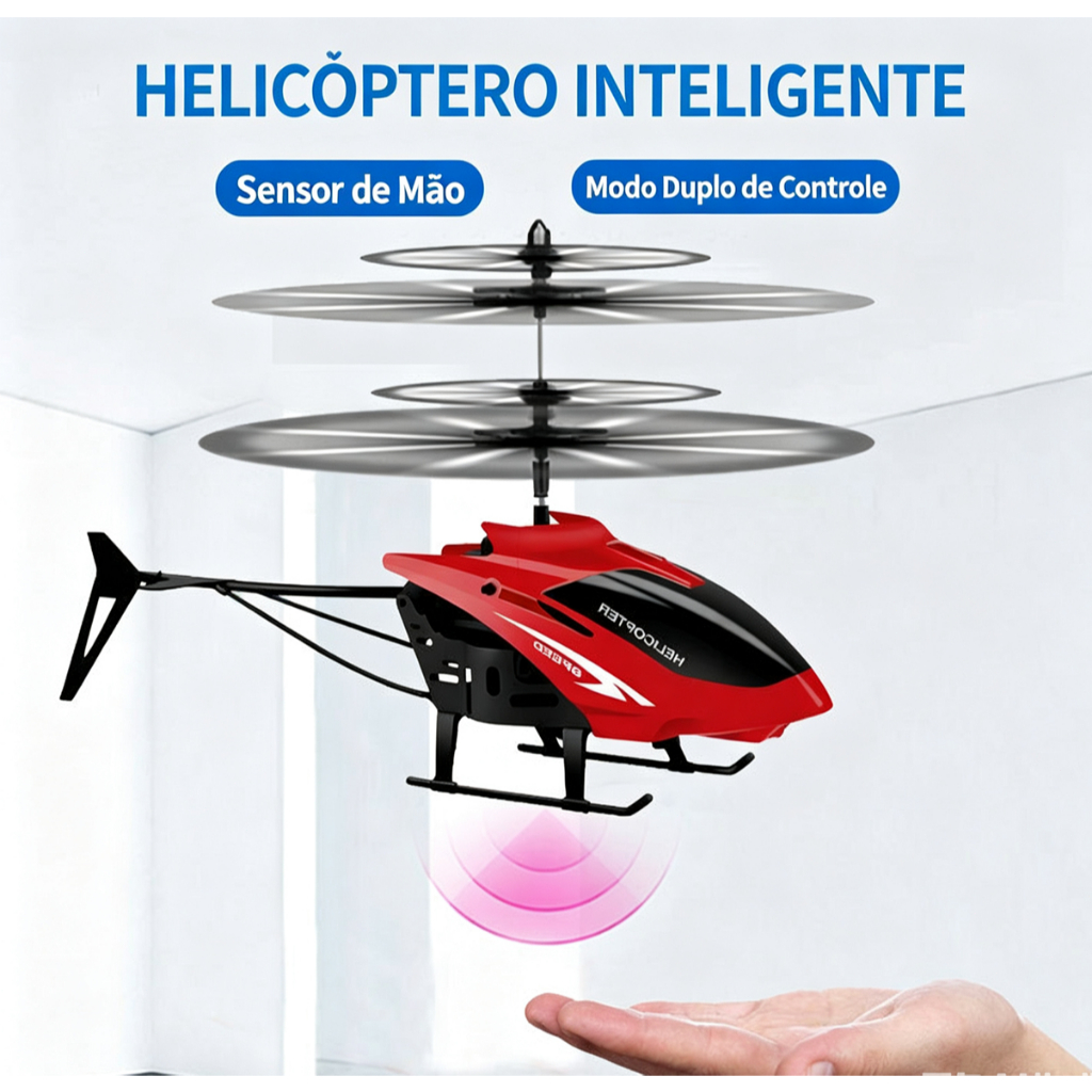 Brinquedo Aéreo Controle Remoto Sensor de Mão USB Recarregável/Avião de brinquedo infantil