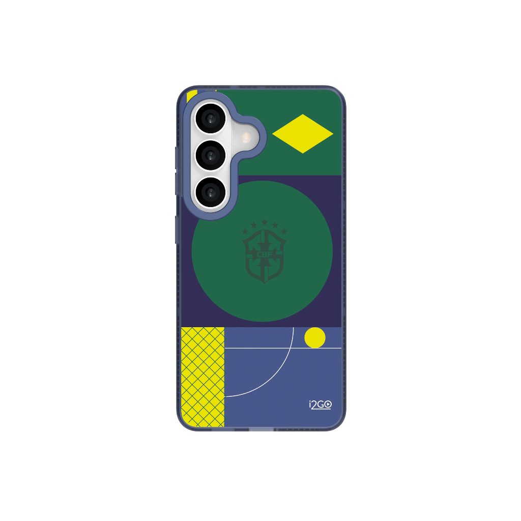 Capa Samsung Galaxy S26 i2GO Magnética Antichoque CBF Seleção Brasileira