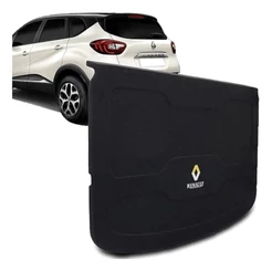 Tampão Bagagito Porta Malas Renault Captur 2016 a 2023 Carpete Preto R-Acoustic