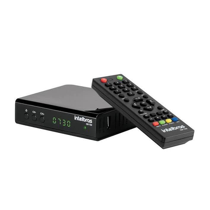 Conversor Digital para TV Intelbras CD 730 com Gravador HDMI Full HD USB 4G