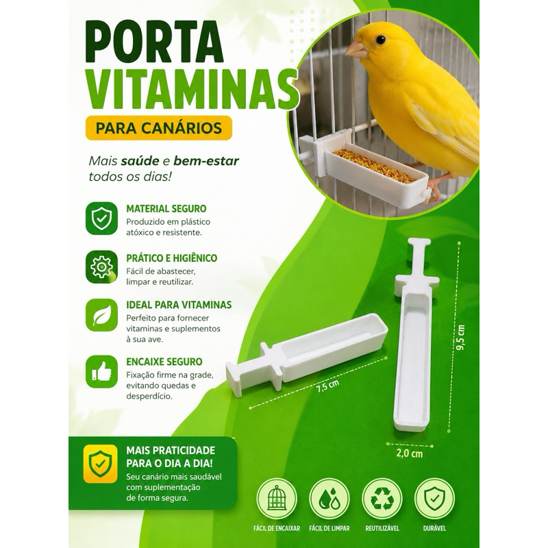 Kit Porta Vitaminas para seu PET