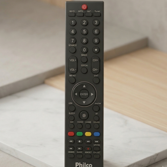 CONTROLE REMOTO PARA TV PHILCO MXT C.R. C01290