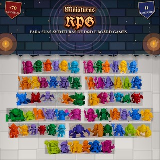 Token RPG D&D Miniatura Colecionável – Peão Board Game - Dê Vida às Suas Aventuras!