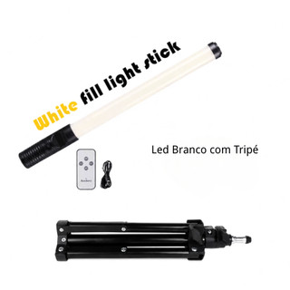 Bastão De Led Com Tripe Cor Branca-quente/frio/neutro Bivolt 110v/220v