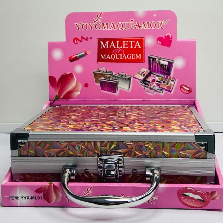 Detalhes do Maleta De Maquiagem Completa - YOYO MAQUIAMOR  YYX-ML01