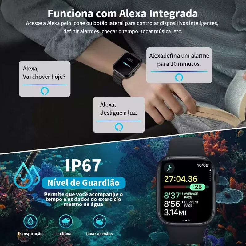 Smartwatch BML com Tela Amoled Curva 1.46" — foto 5