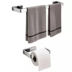 Porta Toalha POLIDO + Papeleira Polida Luxo