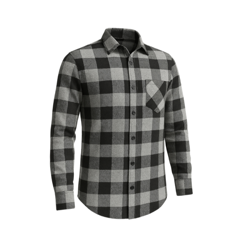 Camisa Xadrez Flanela Masculina Manga Longa Blusa Masculina Social Xadrez Estilo Rodeio Festa Junina