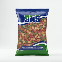 Frutas Cristalizadas Premium - 500G/1KG - Bns Nutrition
