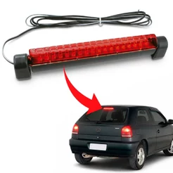 Break Light Universal 18 Leds Luz De Freio Traseira Vidro Carro 12v