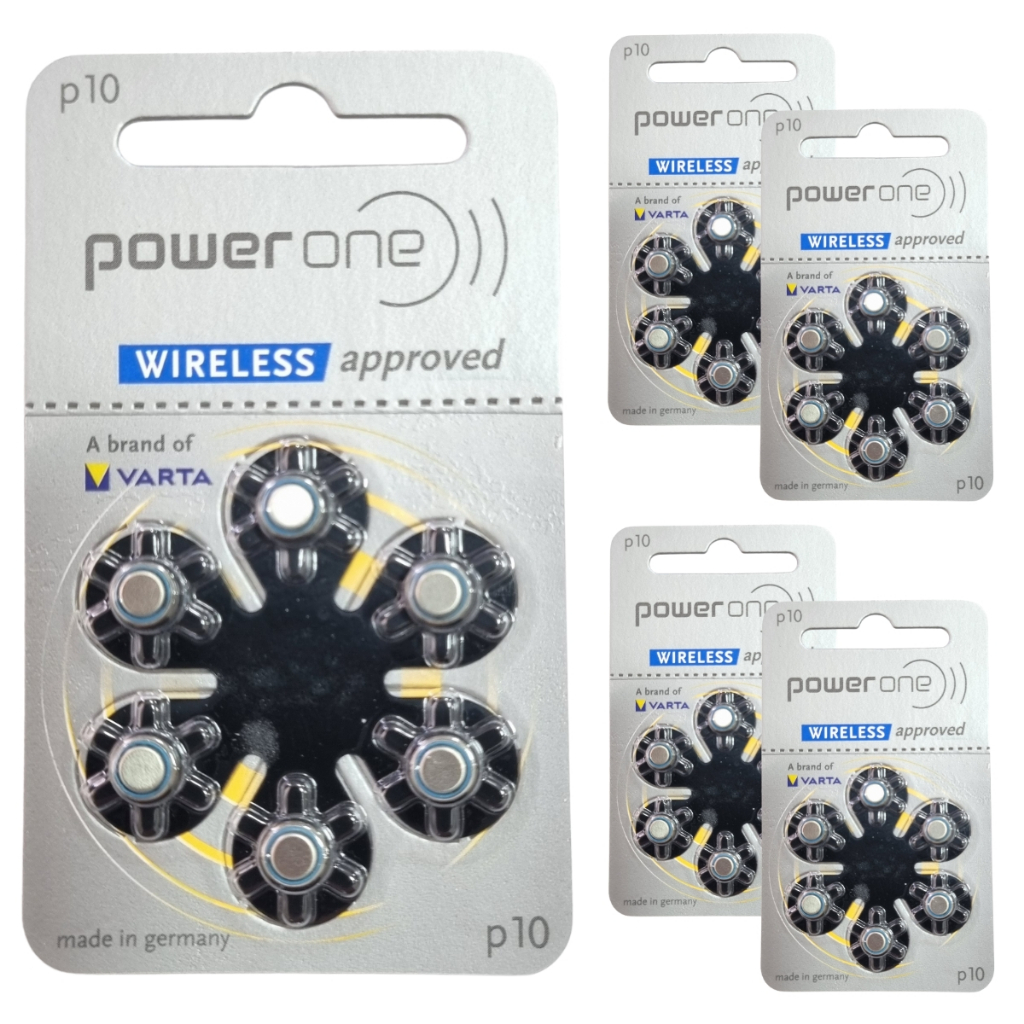 30 Pilhas Baterias 10 Pr70 Aparelho Auditivo Power One