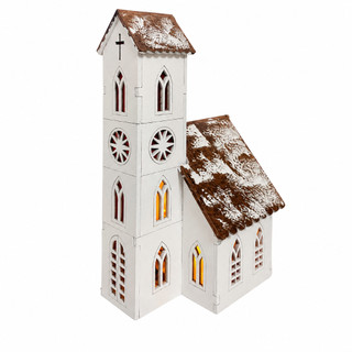 Igreja Casinhas Vila de Natal - Decoração Natal - Luminária Igreja