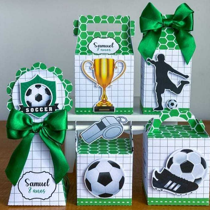 Kit Festa Futebol para Lembrancinhas Decoração Festa Infantil