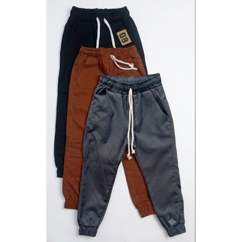 calça jogger sarja infantil juvenil masculino menino