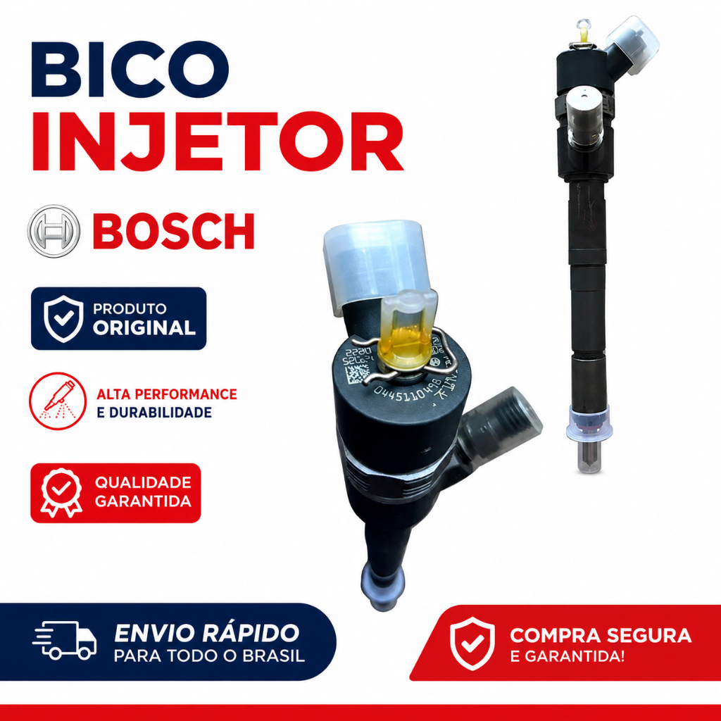 Porta Injetor Bosch 0445110498 Mahindra Scorpio 2.2 Diesel Original Com NF