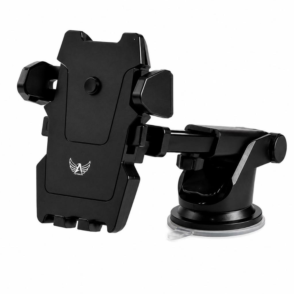 Suporte Veicular Para Celular C-008 Universal Com Ventosa Rotação 360 Graus Ajuste Automático Para Smartphone top