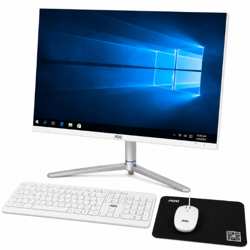 Computador All In One AOC 23,8" Full HD Intel i5 12ª Geração 16GB DDR4 SSD 512GB com Teclado Mouse