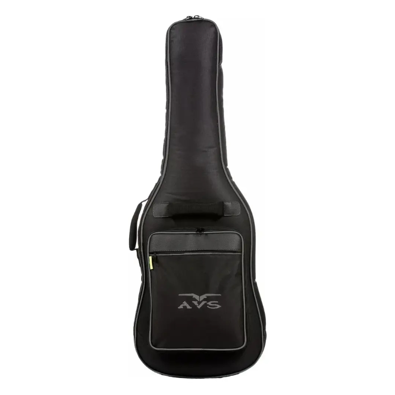 Capa Bag Para Guitarra Avs Ch200 Acolchoada Super Luxo Cor Preto