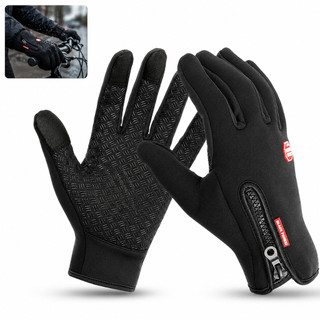 Luva Motoqueiro Inverno Frio Luva Motociclista Antiderrapante Tamanho Único TouchScreen Sports