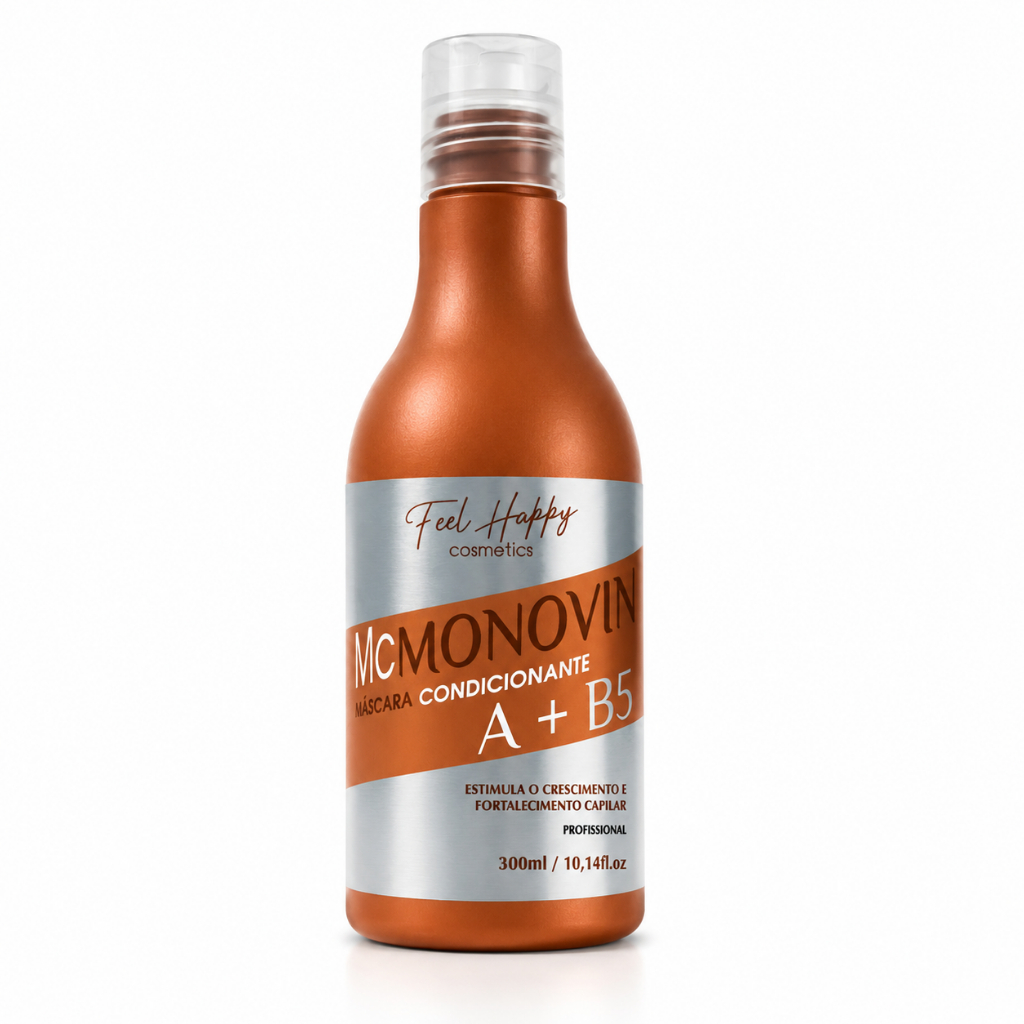 Máscara Condicionante Pro A B5 Cresce Cabelo 300ml Feel Happy