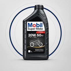 Óleo Mobil Super Moto 4T 20W50 Mineral 1 Litro