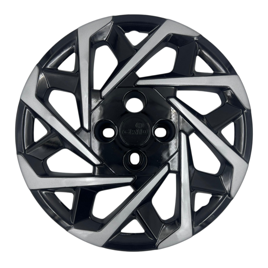 01 Calota Carlota Roda Aro 15 Vw Polo Track Virtus 2023 2024 2025 Preta com Prata