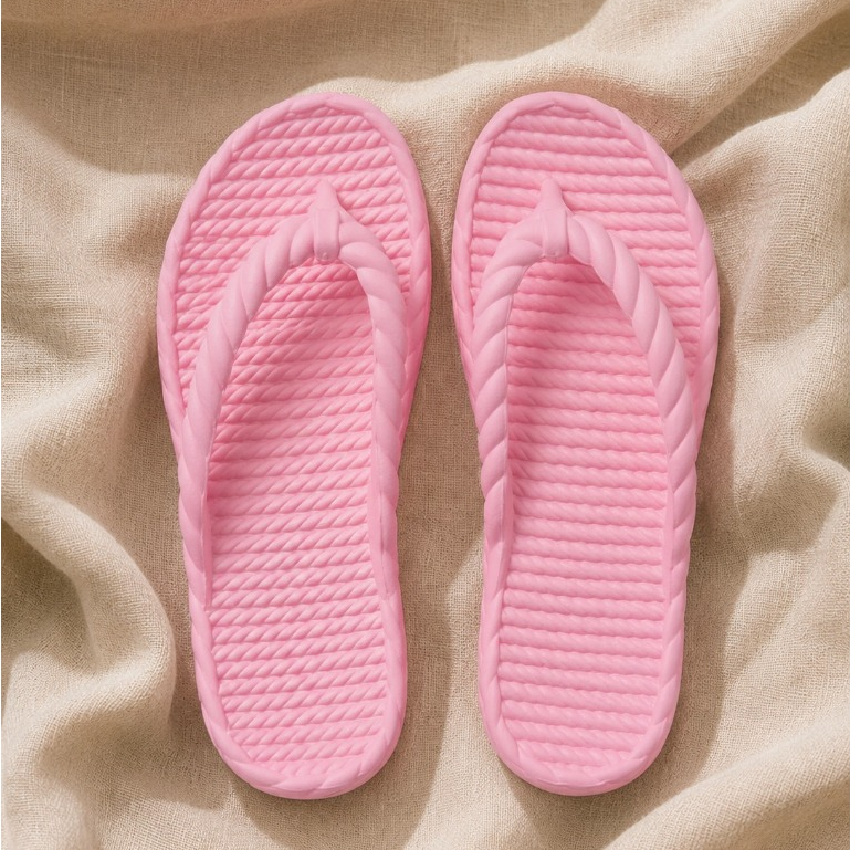 Chinelo Trançado Feminino Confortável Antiderrapante Leve Casual Sandália Trançada Macia para Praia e Dia a Dia