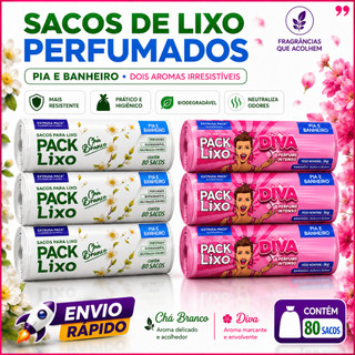 Sacos de Lixo Perfumados: 50% Off! 🛍️