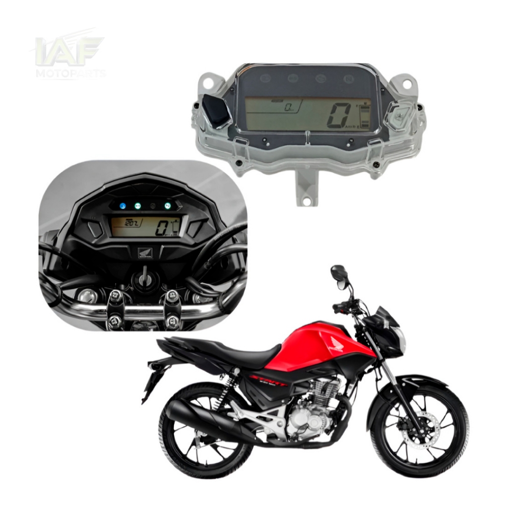 Painel Digital Honda Cg Start 160 2016 A 2023 Led Completo